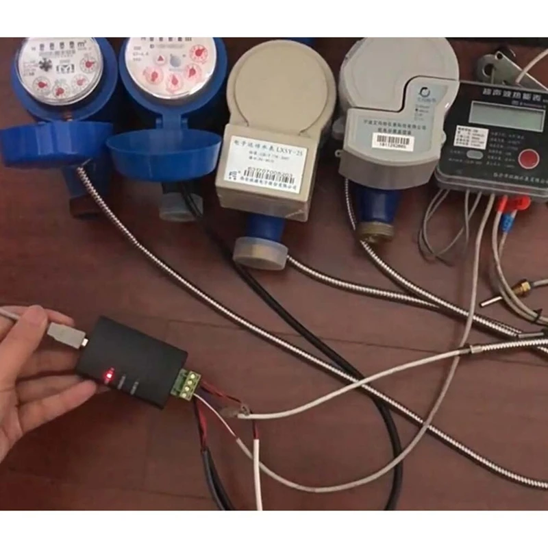 معزولة لمحول MBUS إلى USB الرئيسي M-BUS مجال البيانات تصحيح الأخطاء اختبار الاتصالات لمقياس الكهرباء