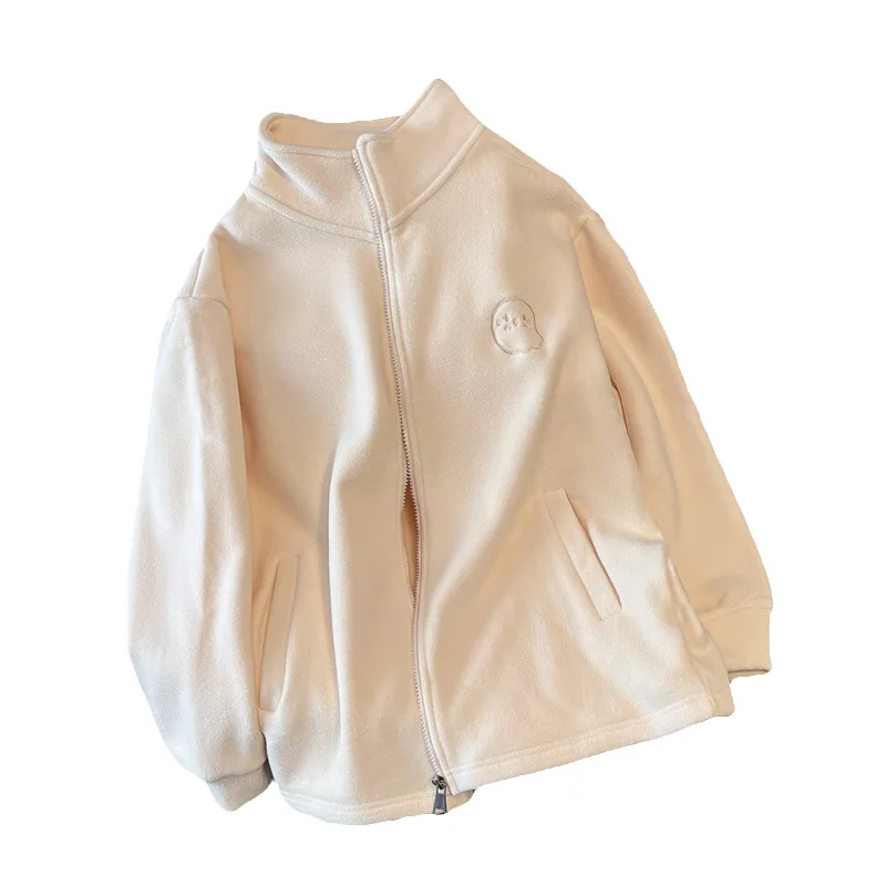 Damen Hoodie Sweatshirt Pullover Jaet Streetwear Long Sve Loose Fit Frühling 2025 ket Detail Anderes Material 00 %