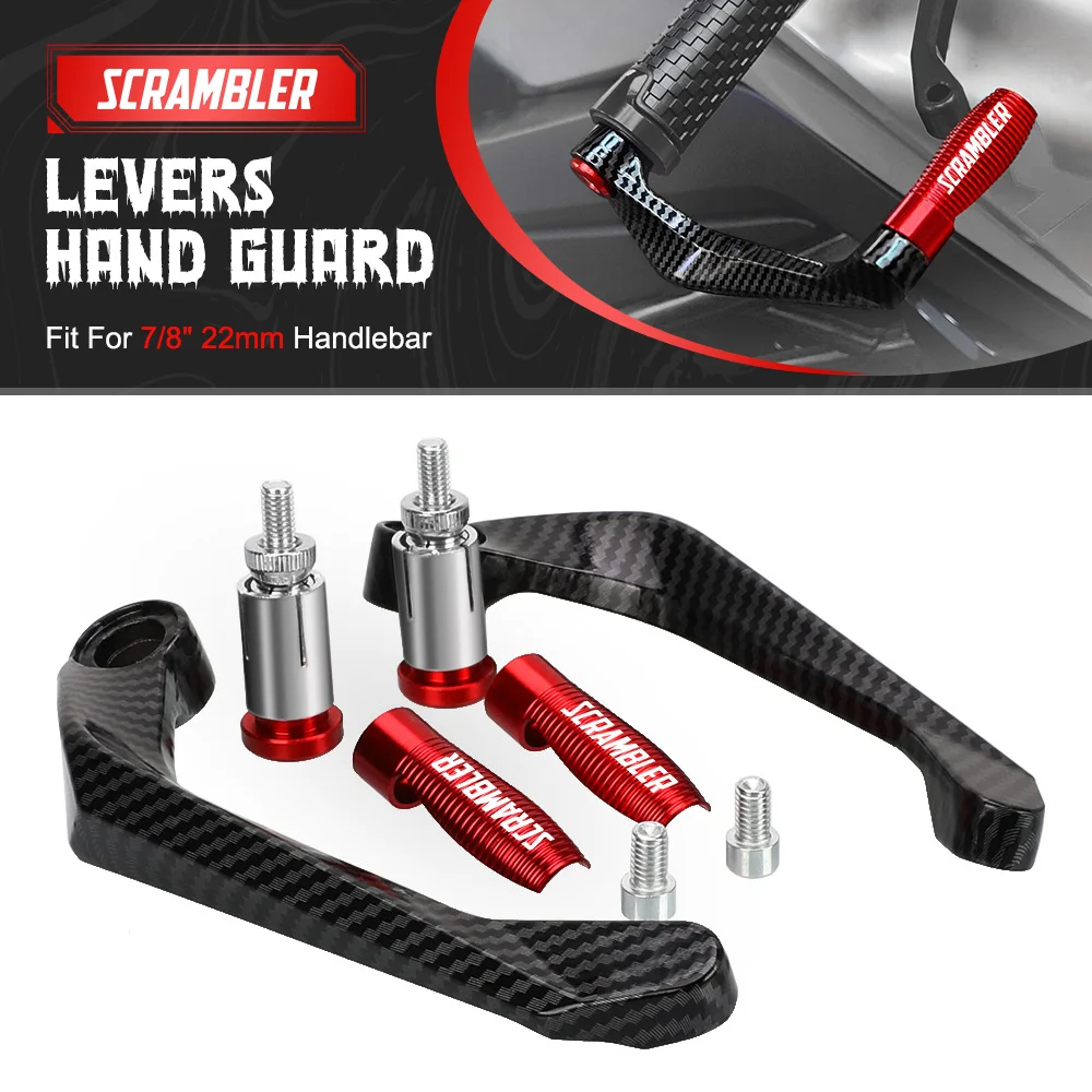 

Motorcycle Handlebar Brake Clutch Levers Protector Guard Handle Bar For Ducati Scrambler 400 800 1100 1200 250 ALL YEARS