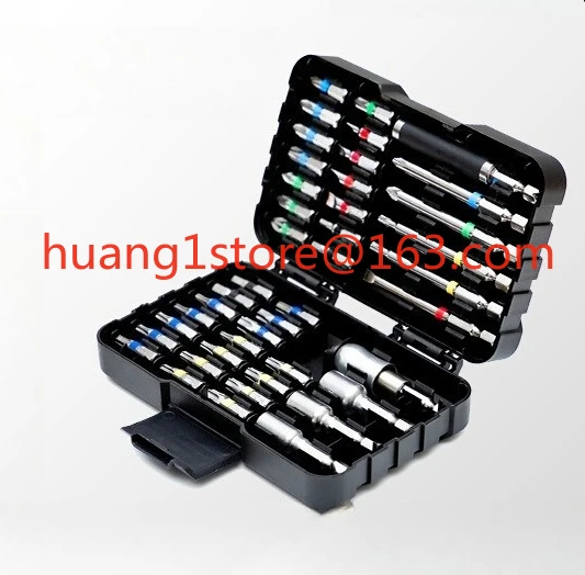 Electric screwdriver rainbow batch head cross hexagonal screwdriver electric batch head sleeve set