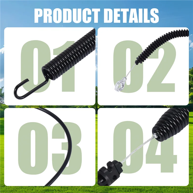 

-AT37 Deck Engagement Cable 946-05124A Replaces For MTD For Craftsman Huskee Murray 746-05124A 746-05124 946-05124 Lawn Mower