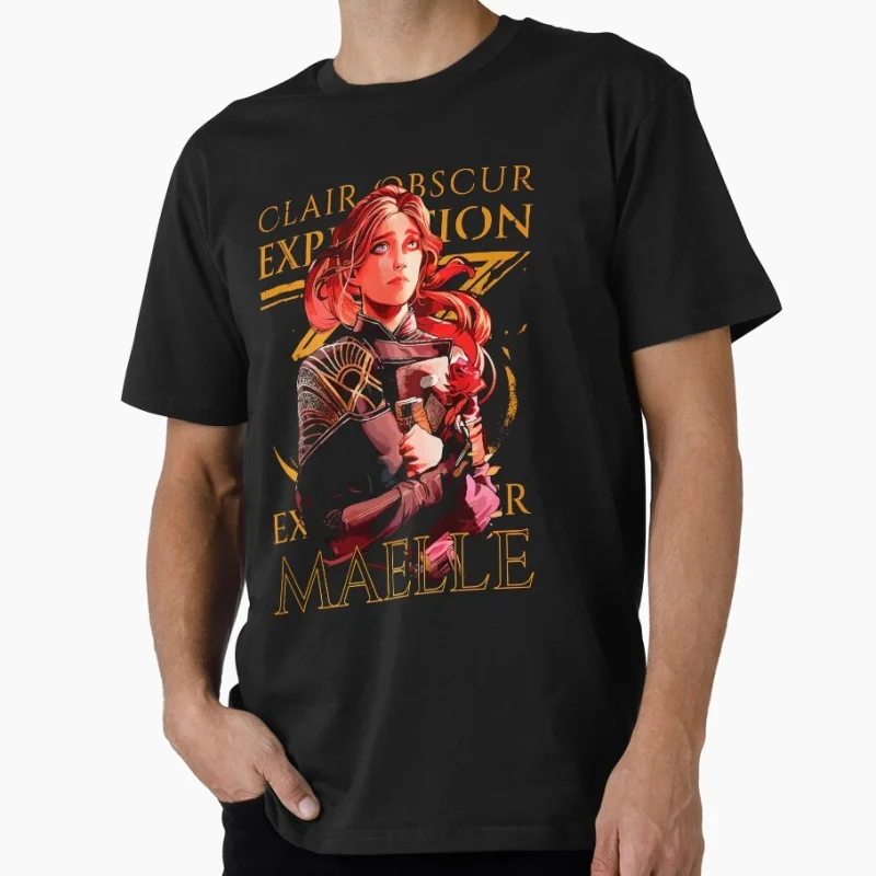 

0409 Maelle Expedition 33 Cute RPG Gift tee for gamer 100% cotton printed Men's Short Sleeve Graphic T-Shirt All size tops S-6XL
