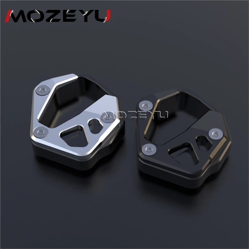 For Moto Guzzi V100 Mandello S 2023 2024 2025 2026 Motorcycle Kickstand Foot Side Stand Extension Enlarge Foot Pad Support Plate