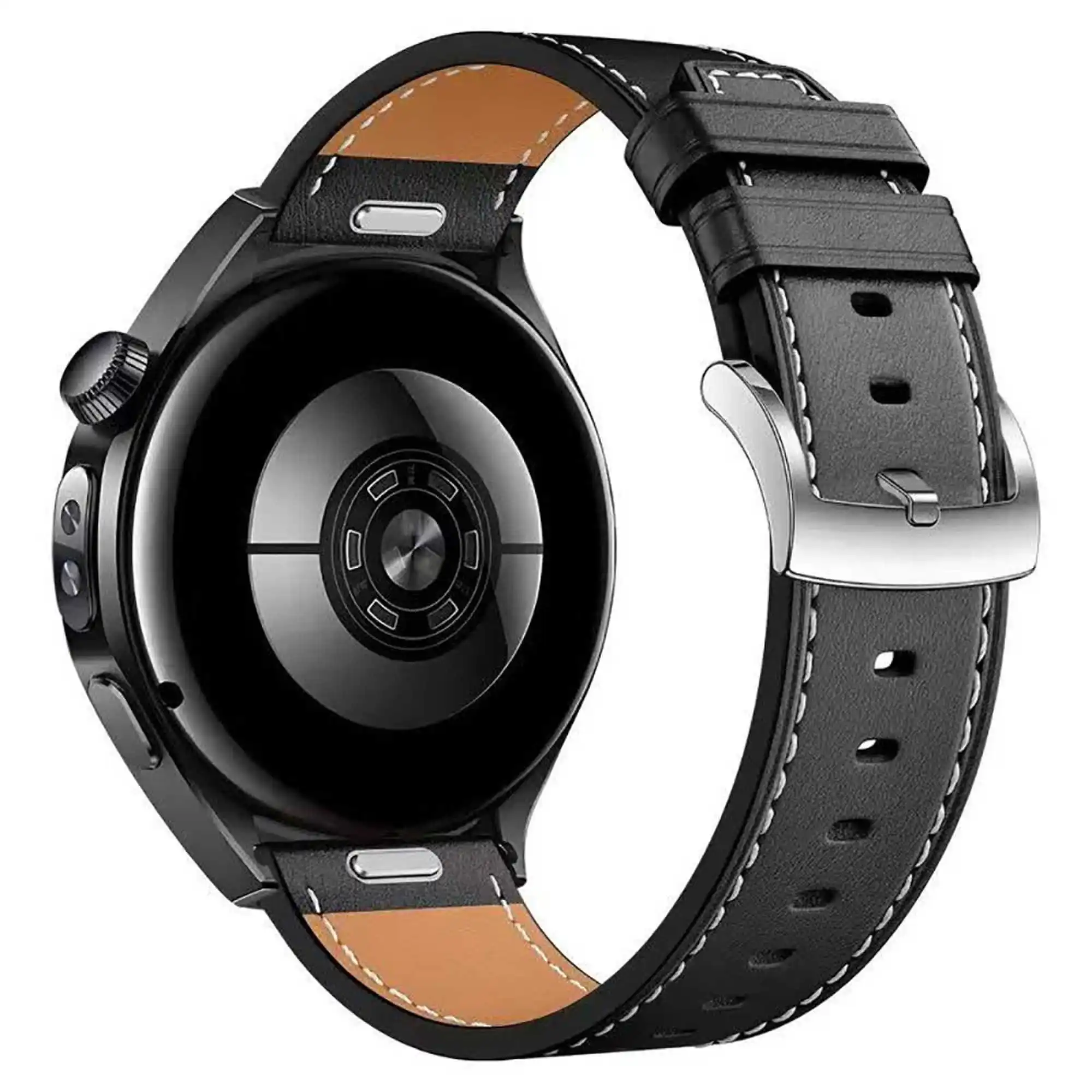 Cinturino in pelle da 22 mm per Zeblaze Stratos 4/GTR 3 Pro/Vibe 8/7 Pro/Beyond 3pro cinturino per orologio per cinturino Btalk 2 Lite/3 Pro