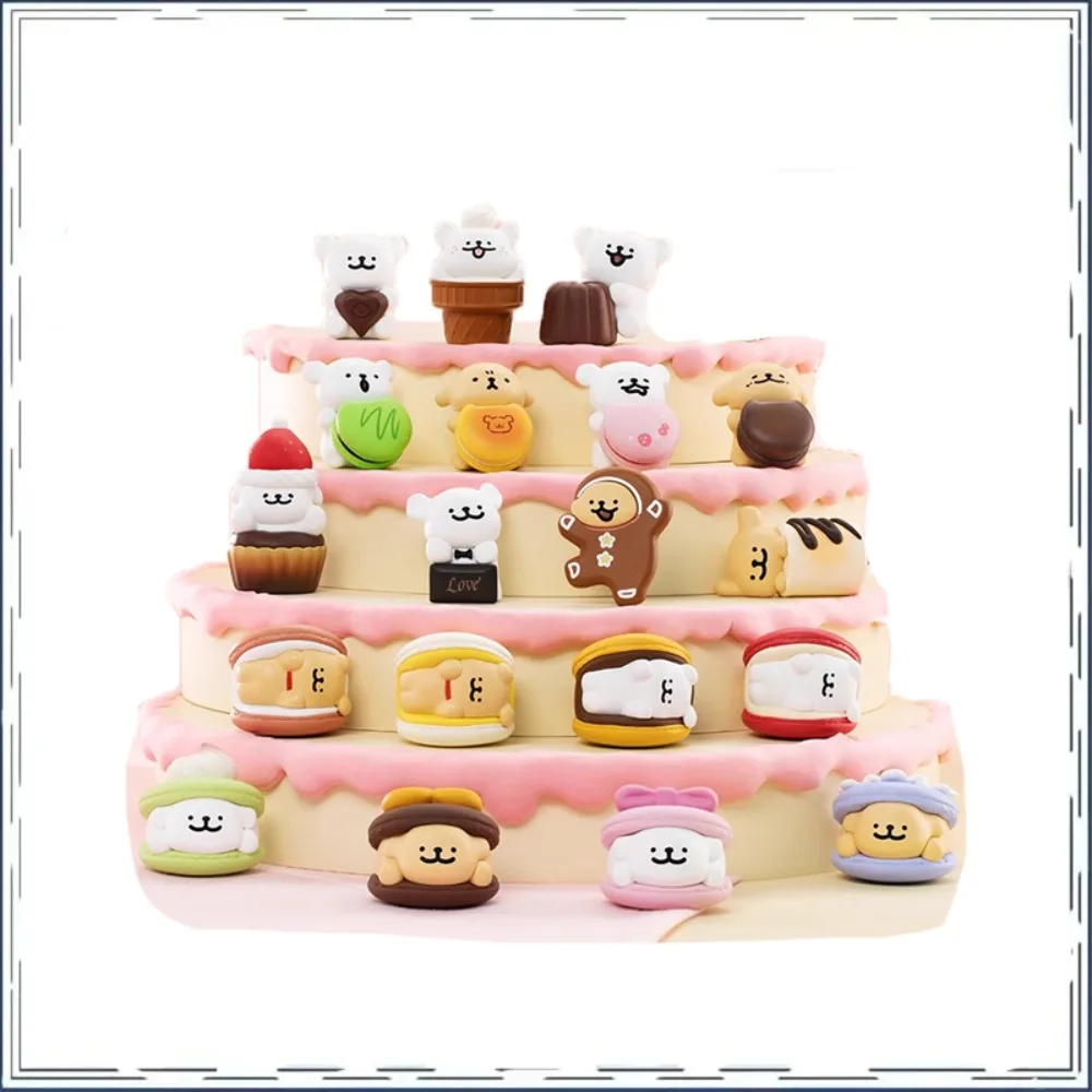 

Puppy Blind Box Cute Cartoon Originality Dessert House Series Animal Blind Box Fashion Trendy Play Action Figure Model Toys