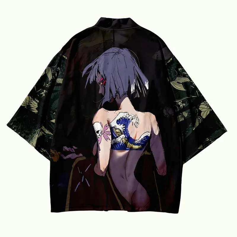 ملابس الشارع اليابانية للنساء كيمونو يوكاتا كيمونو نسائي كوسبلاي الملابس اليابانية التقليدية الكيمونو الياباني هاوري المرأة 31307