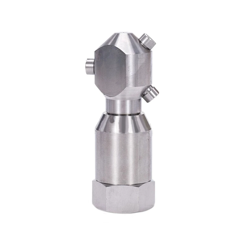 

4-Point Impact Bottle And Can Cleaning Nozzle, Oil Drum Fully Automatic Cleaning Nozzle, Rotating Spray Can Nozzle Easy To Use