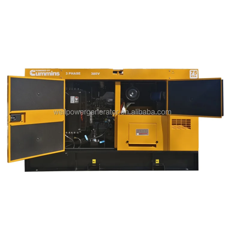 Soundproof Enclosure Cummins engine 40kva dies el generator set 30kw dies el genset