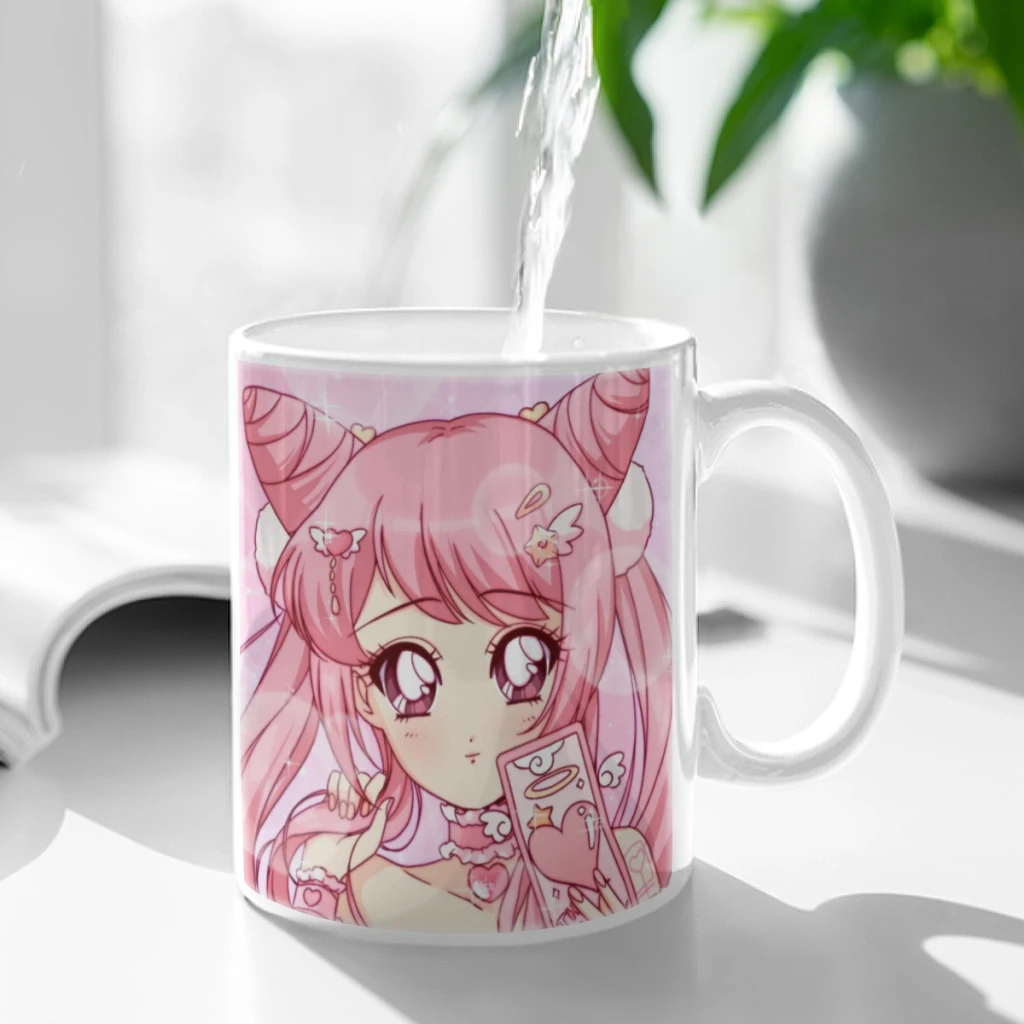 

Anime-Cartoon-Kawaii-Girl-Coffee Mug 11oz Fun Ceramic Coffee Tea Cocoa Cup Handle Tea Drink Cup