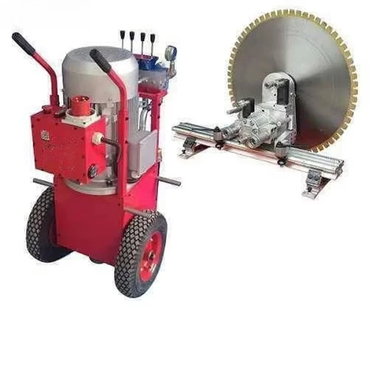 High Efficiency Construction Works Concrete Wall Saw Cutting Machine Hydraulic Electric Concrete Cutting Wall Saw Machine