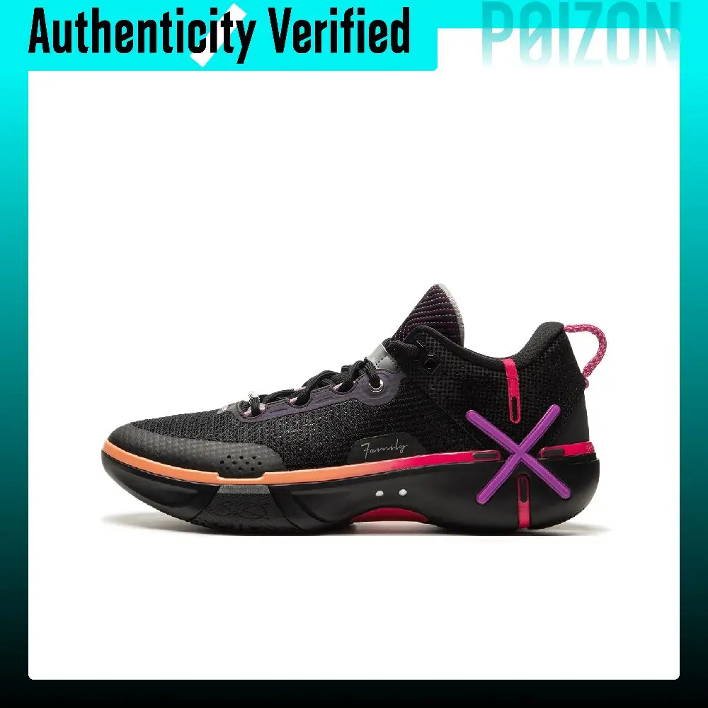 Li Ning Wade Shadow 6 Low top Basketball Shoes Men's Black ABPU029-2