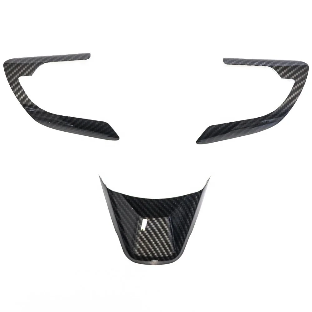 

Hot sale!Carbon Fiber Grain Steering Wheel Decoration Cover Trim Kit for Suzuki Jimny JB64 JB74 2018+