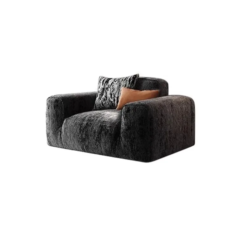

Now popular: Modern Italian style square villa sofa combination, vacuum-packed armchair, chenille sponge filling