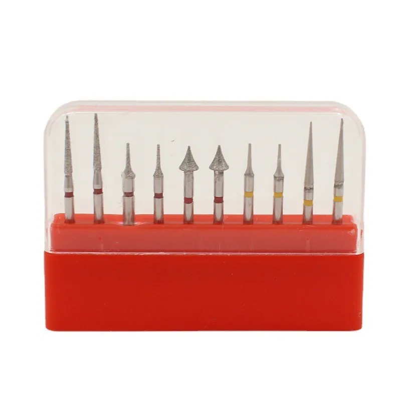 Dental Diamond Burs Drill High Speed Handpiece Burs FG-105 Series for Teeth Whitening Tools Dentistry Nail Polishing