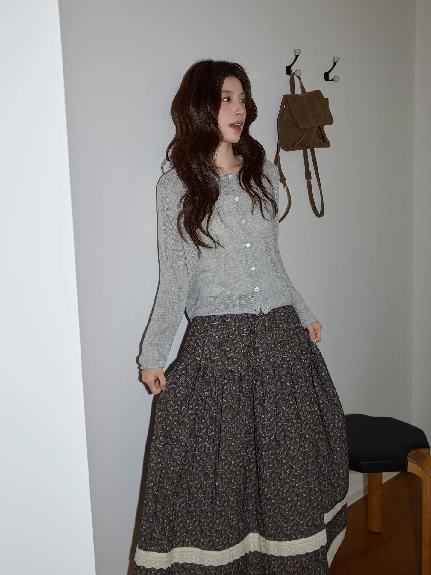 

ay round Ne Knitted Open Cardigan Women's Loose Casual Knitwear Spring 2026 Lazy Sle Faionable Ladies' Sweater