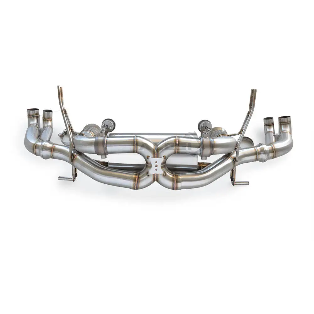 

For LamborghiniGallardo LP560 LP570 5.2 2008-2014High Performance Stainless Steel Exhaust Muffler with Valve Controlled Backflow