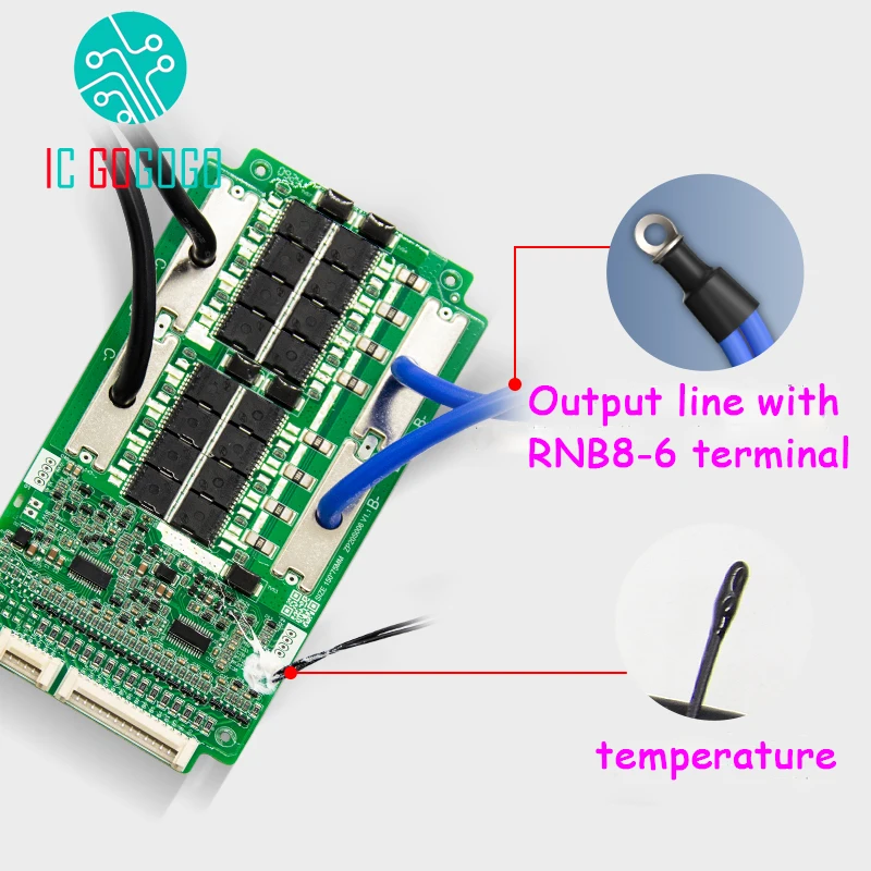 낙하 방지 리튬 이온 NMC BMS 밸런스 보드, JBD 16S 17S 20S 48V 60V 72V 60A 80A 100A 120A 150A Lifepo4