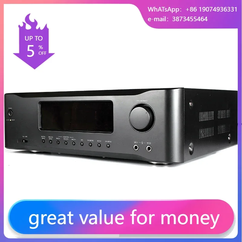 

New 5.2ch 360 Watt Power Amplifier With High Quality