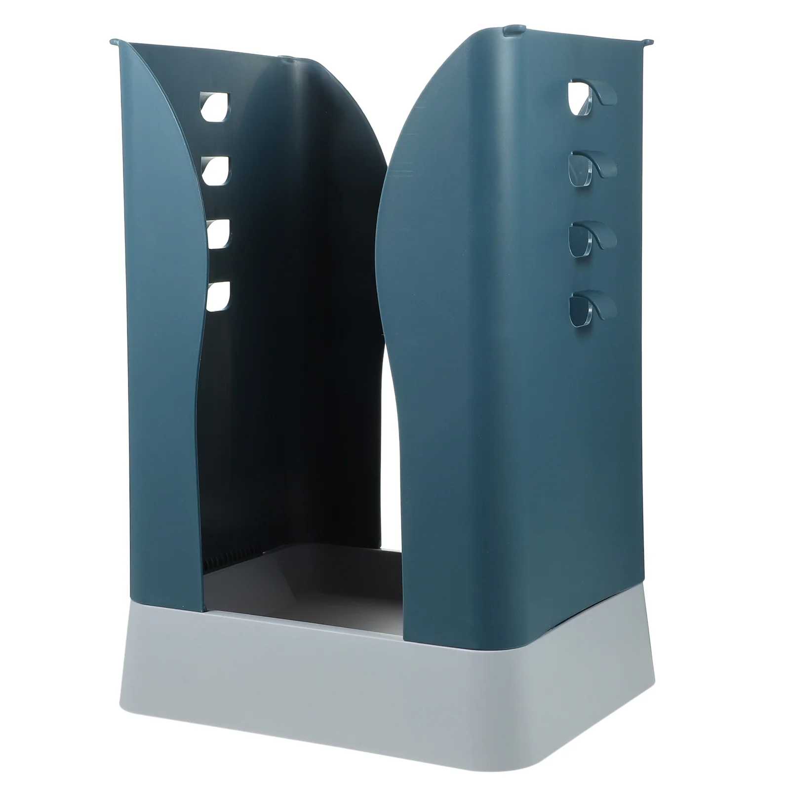 

Trendy 9 Level Adjustable Garbage Bag Stand Plastic Kitchen Bathroom Trash Bin Easy Use Long Lasting Trash Bin