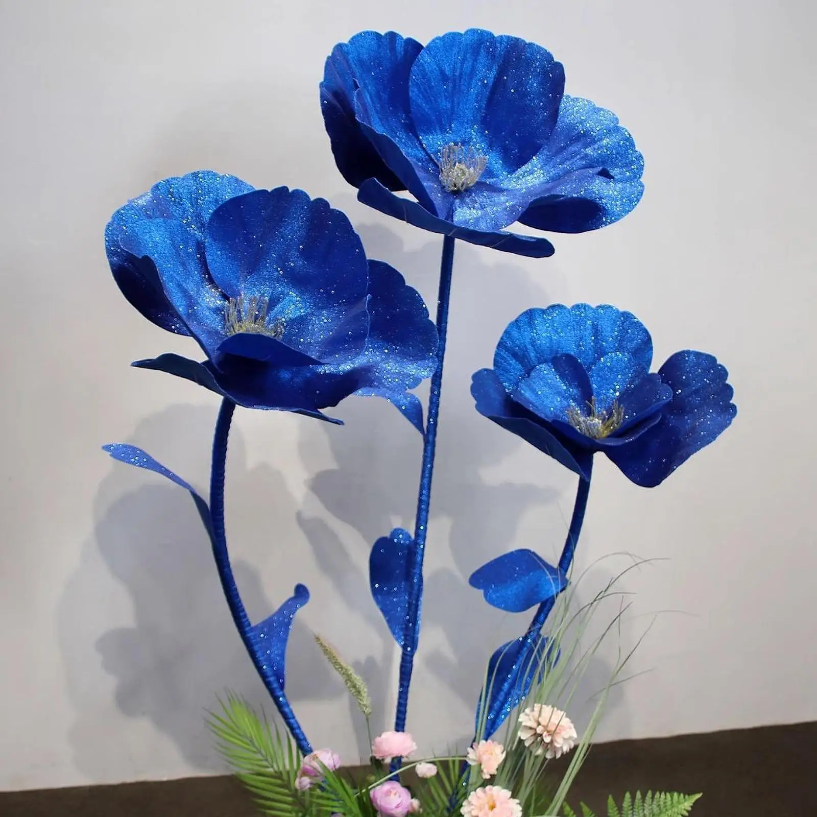 

Large Artificial Flower Wedding Garland Arrangement Stand with Base for Banquet Table Decoration and Ceremony Background Decor