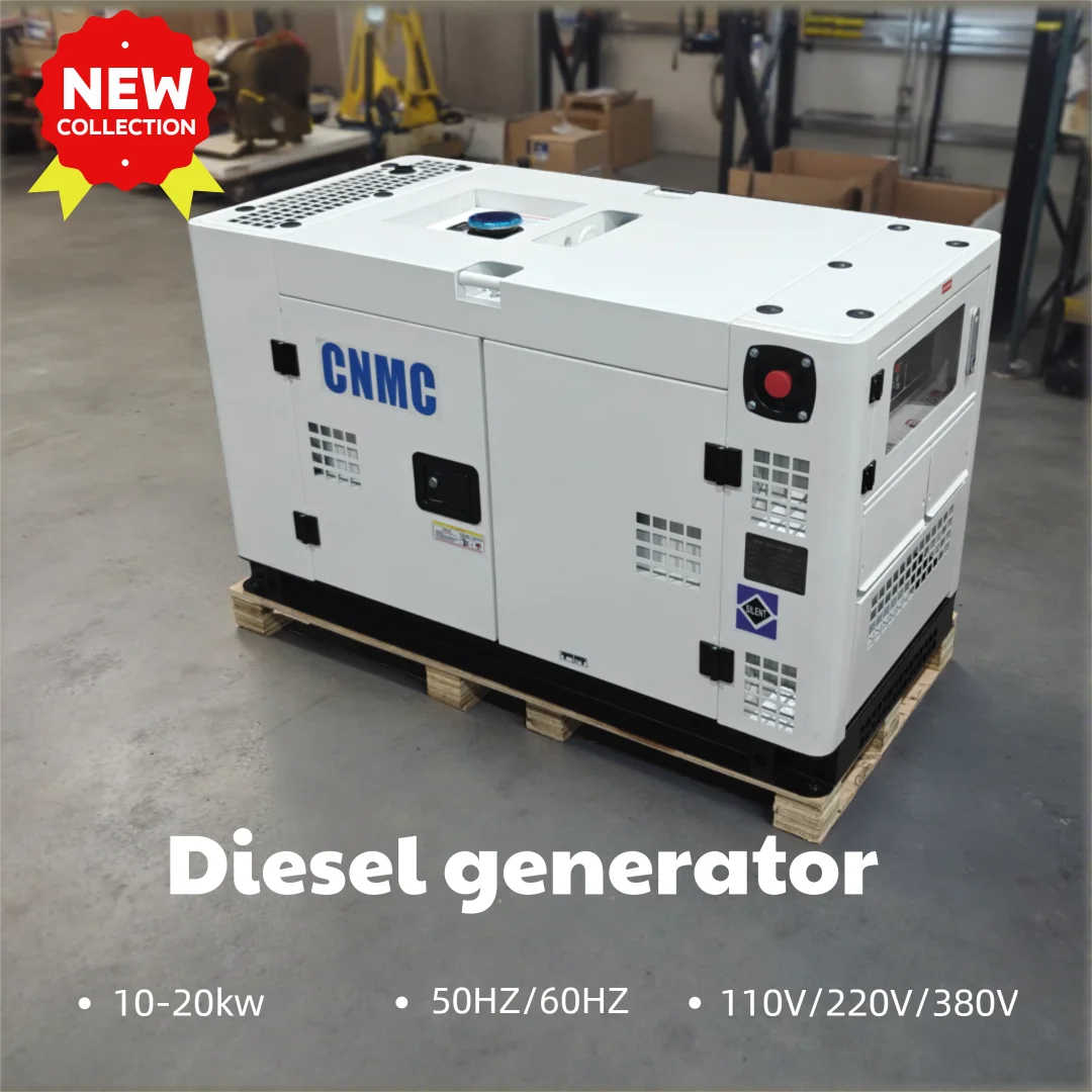 CNMC 10KW 12KW 15KW 20KW Generator 50HZ 60HZ 110V 220V/380V Diesel generators for home Electricity Twin-cylinder CE Certified