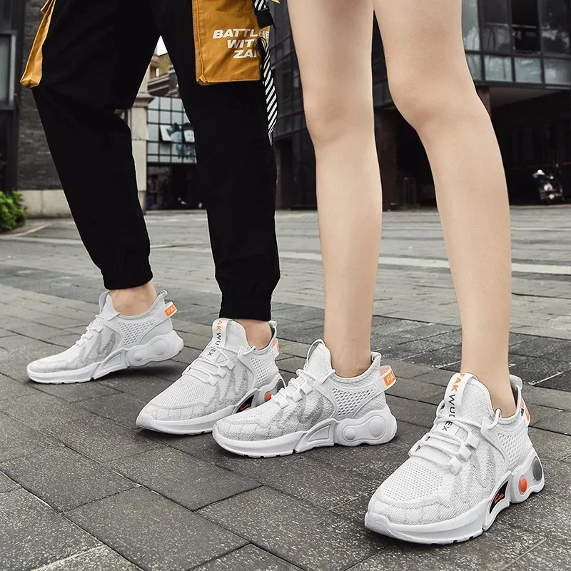 Unisex Sneakers Men Casual Sport Shoes Light Sneakers Outdoor Breathable Mesh Black Running Shoes Athletic Jogging Tennis Shoes