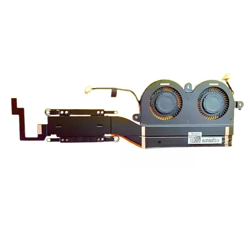 YD 2.Original New For Dell XPS13 9380 XPS 13-9380 Laptop CPU Graphics Cooling Heatsink Fan Assembly WCX2D 0WCX2D AT2Q0001DT0