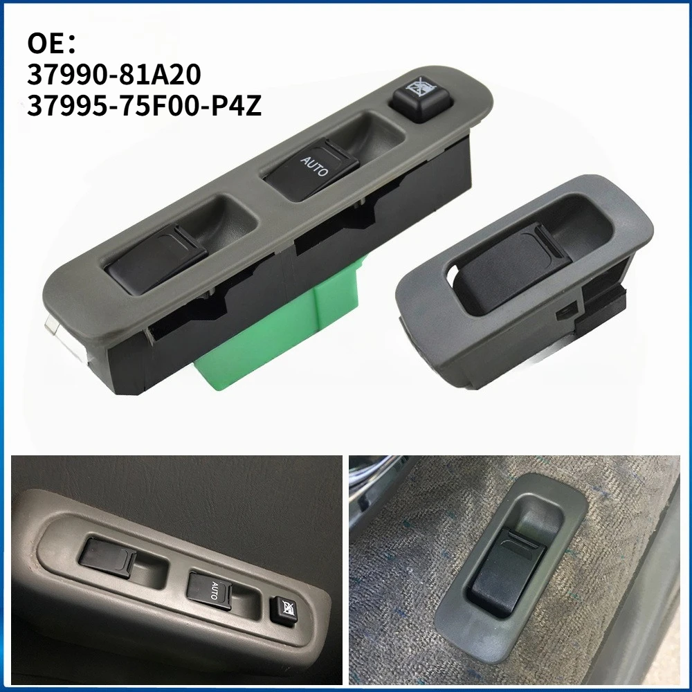 

Power Window Switch 37990-81A20 37995-75F00-P4Z Compatible with Suzuki Jimny Glass Lifter