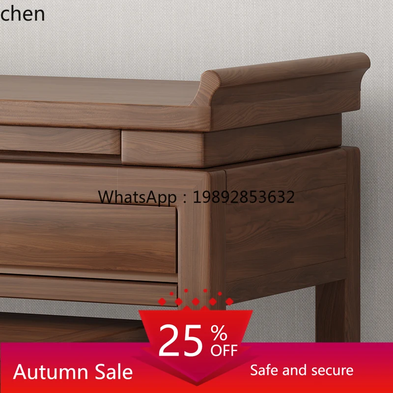 

incense table household God of Wealth table living room incense Buddhist shrine solid wood Buddhist platform