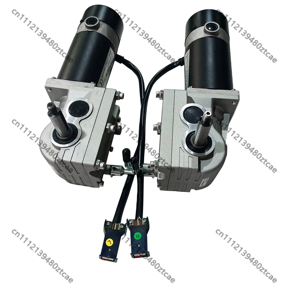 24V 320W Brushed DC Reduction Motor Electromagnetic Brake For Wheelchair Trolley Forklift