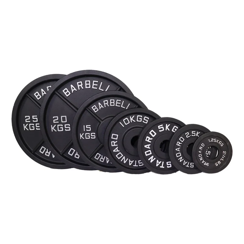 High Quality Gym Weight Plates 2 Inch Rubber Sets on lb Weight Disc Plates Cast Ironpromote sales