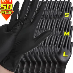 2/50PCS Disposable PVC Gloves Thickened Waterproof Gloves for Kitchen Cooking Housework Cleaning Garden Pet Care Car Industry