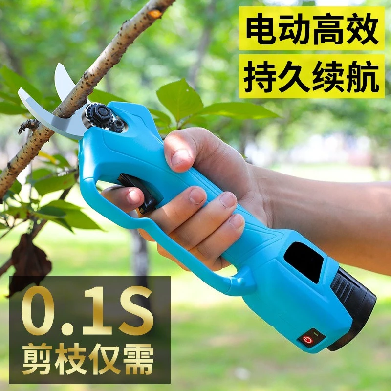 Electric Pruning Shears With Extendable Pole Rechargeable Branch Cutter For Fruit Tree Garden Orchard Trimming Work