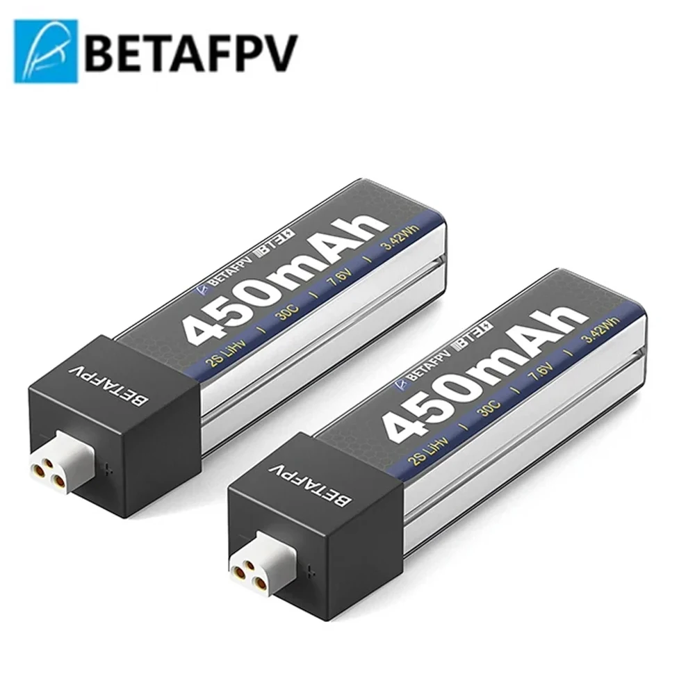 BETAFPV BT3.0 450mAh 2S LiHV Battery for Pavo Pico Cetus X Brushless Quadcopter Drone Battery