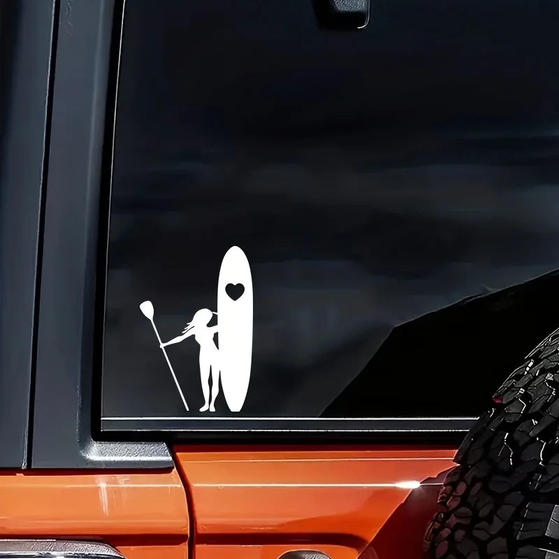 1 шт., стоячая доска для серфинга, любимая наклейка для SUP, наклейка для автомобилей, грузовиков, мотоциклов, бамперов, окон, ноутбуков