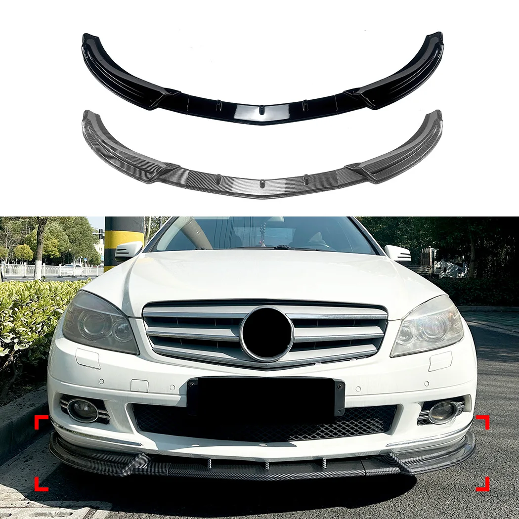 

Suitable For Mercedes-Benz C-Class W204 Pre-standard Version 2007-2010 Front Bar Front Shovel Front Lip Spoiler Exterior