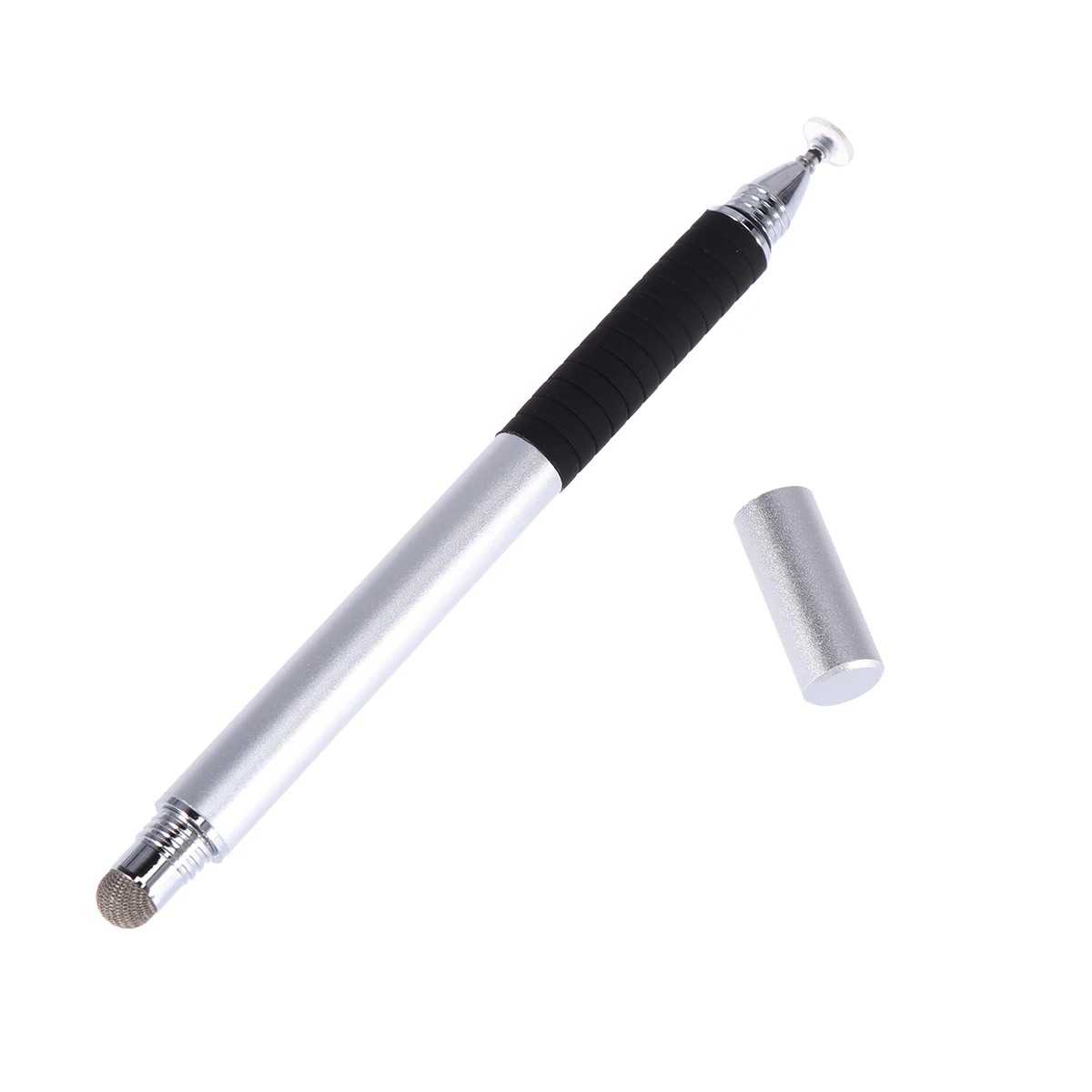 

2 in Capacitive Touch Pen Universal Stylus Pencil Fine Tip Silver Screen Tablet Pens