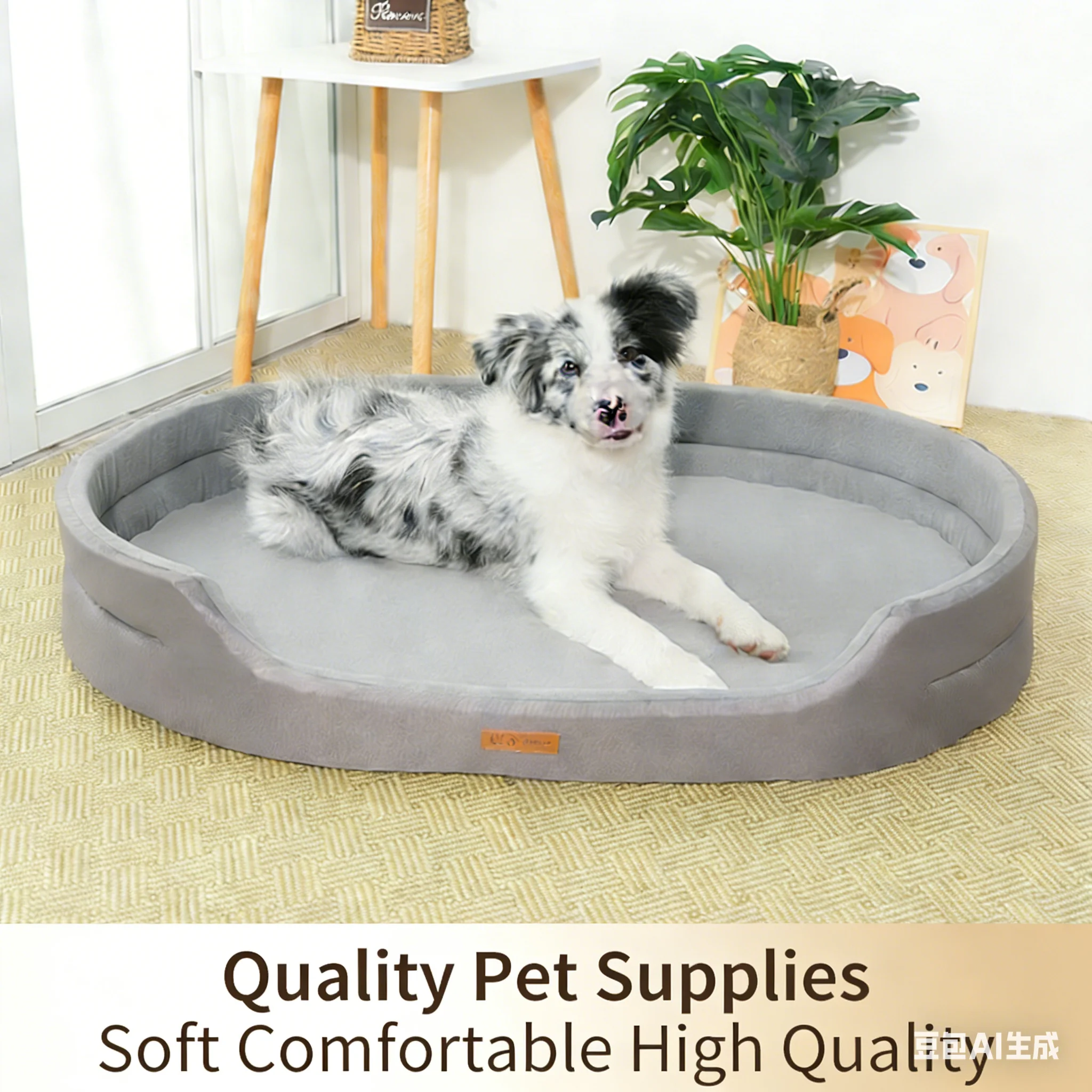 

Four Seasons Universal Pet Bed Oxford Cloth Removable Washable Dog Cat Nest Comfort Pet Cushion for Home Use