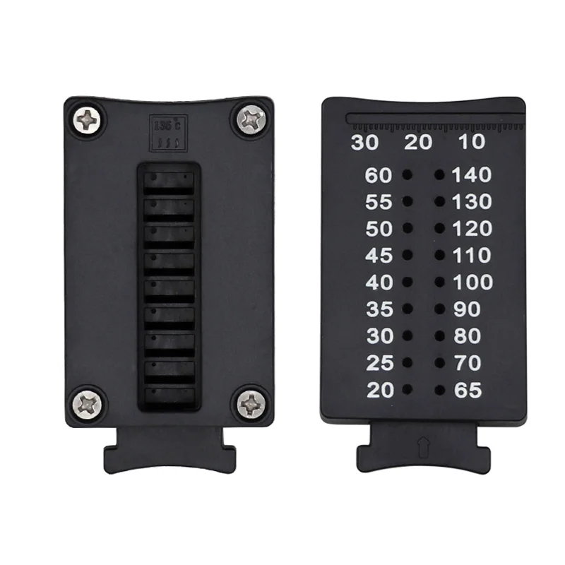 1pc Dental Endo Ruler Gutta Percha Cutter Measuring Calibration Ruler and Base Endodontic Gauge Trimmer Tools