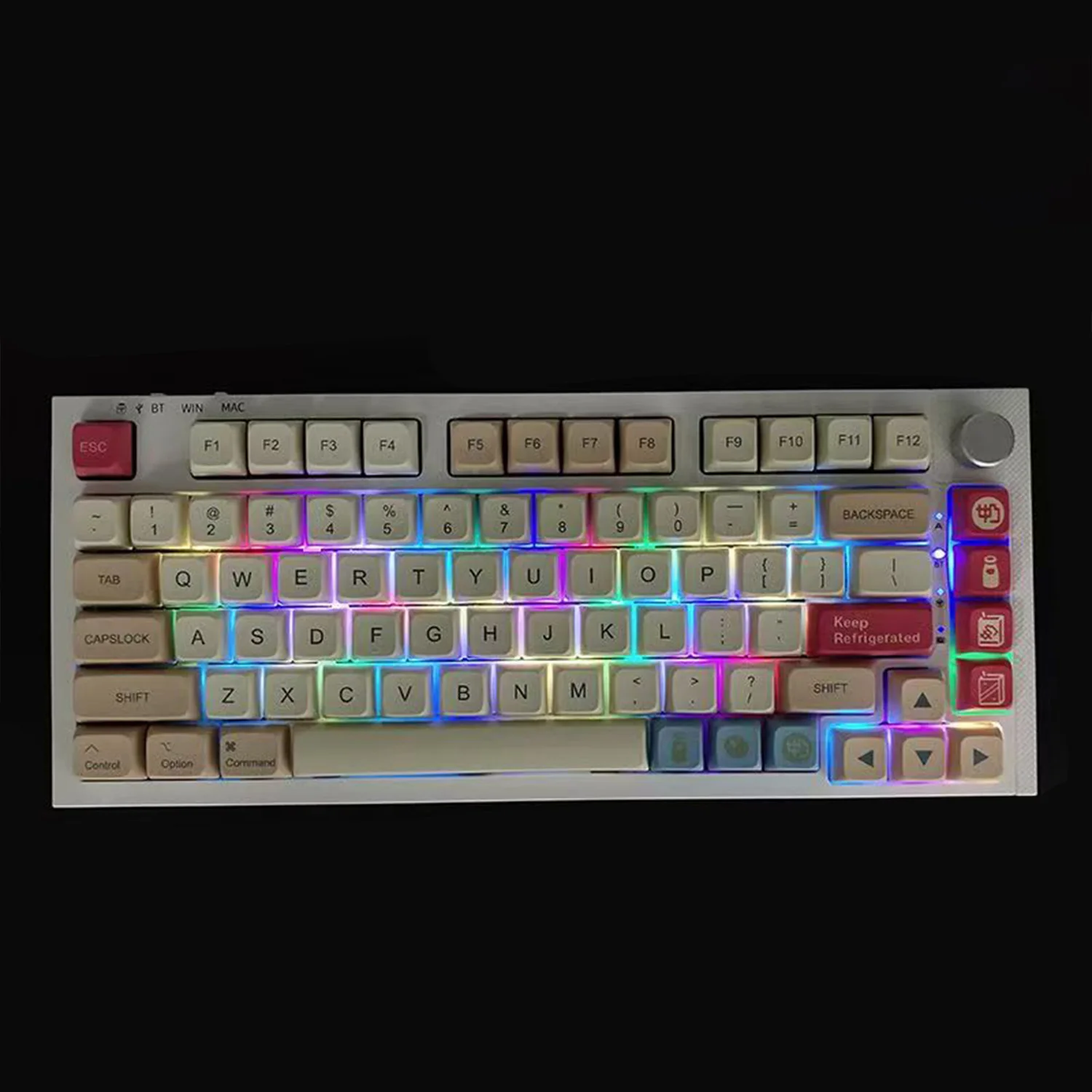 Capuchons de touches thème lait de soja jaune, 139 touches, PBT, par Sublimation, XDA, pour commutateur Cherry MX, clavier mécanique personnalisé ISO GMK