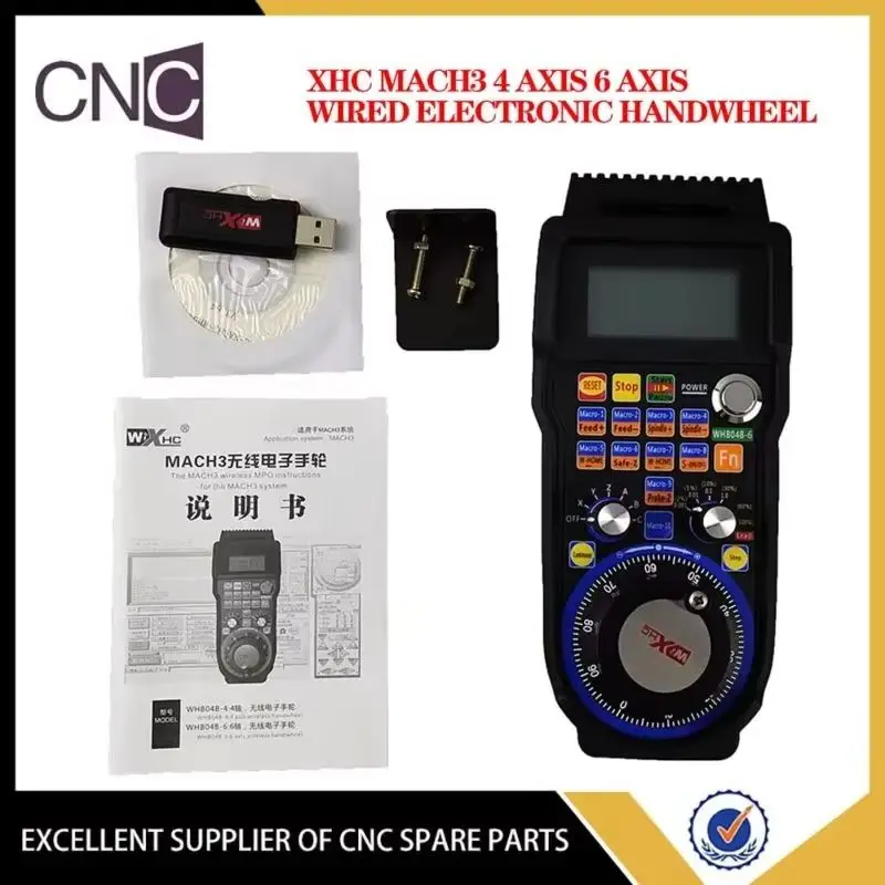 

CNC Mach3 usb 4 6 axis Wireless electronic handwheel controller Engraving machine remote contro MGP handwhee