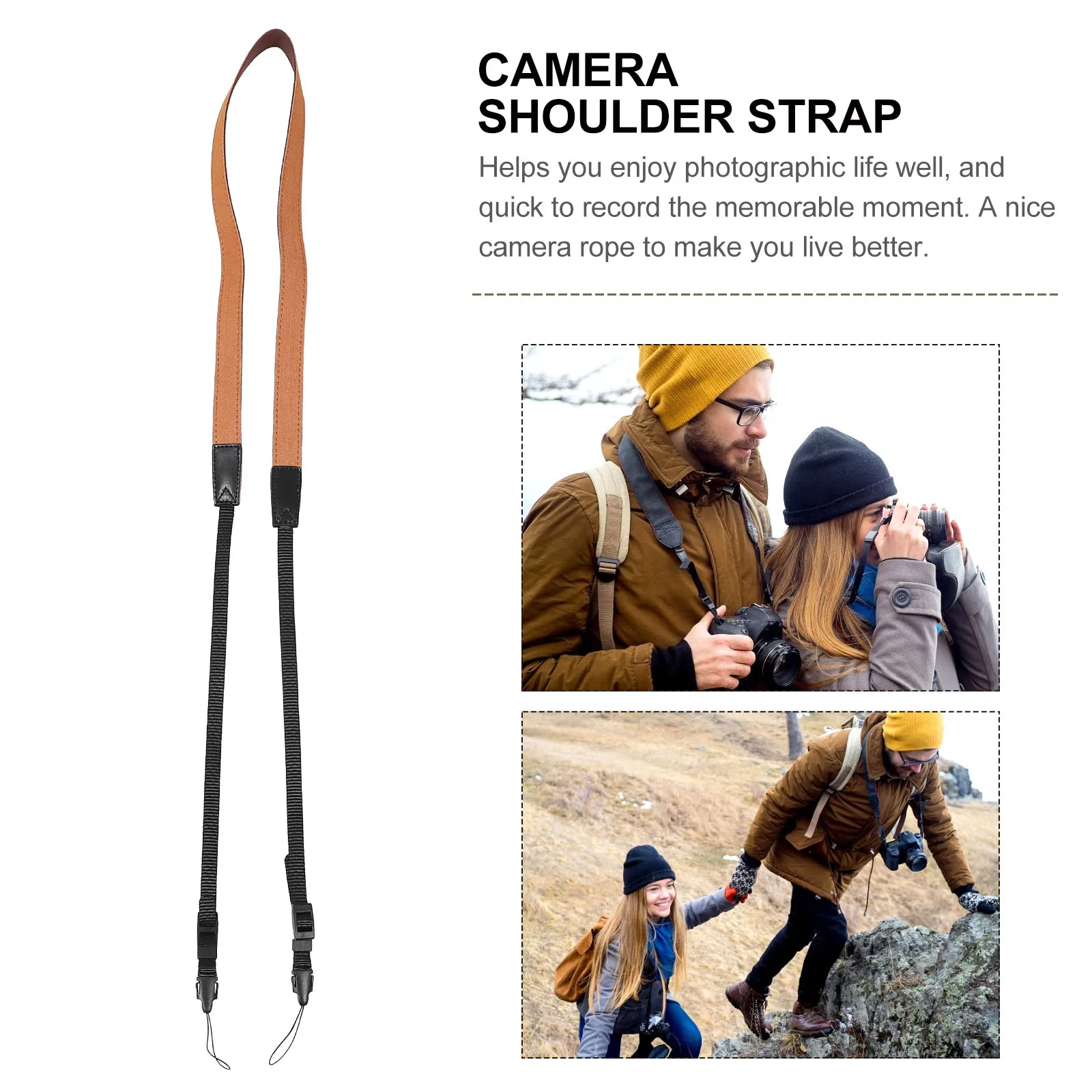 

Retro Camera Strap Straps for Rapid Rope Harness Vintage Crossbody Detachable Personal Hanging Band