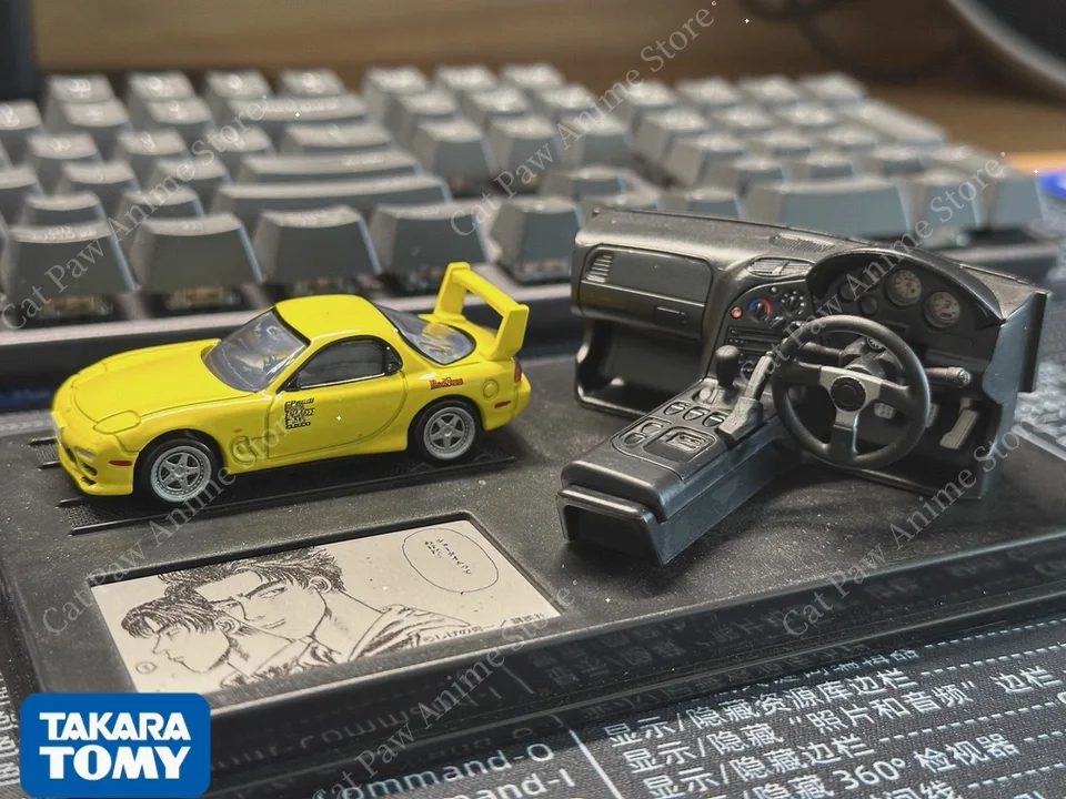 Tomy Tomica Flagship Edition Simulation Display Box Ae86 Model Car And Scene Header Text D Fujiwara Takumi Collectible Toy
