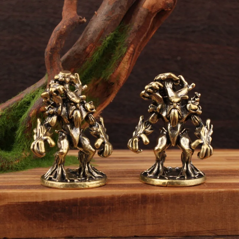 1/2 pcs of brass tree spirit ornaments, retro and old, cross-border European and American hot-selling handicraft model ornaments
