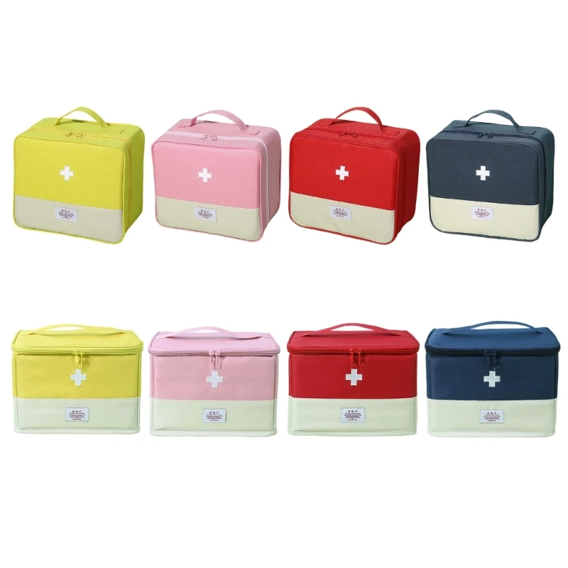 Large Capacity First Aid Storage Bag With Waterproof Anti Fall Design For Home Travel Hiking Camping Safety Protections H8WD
