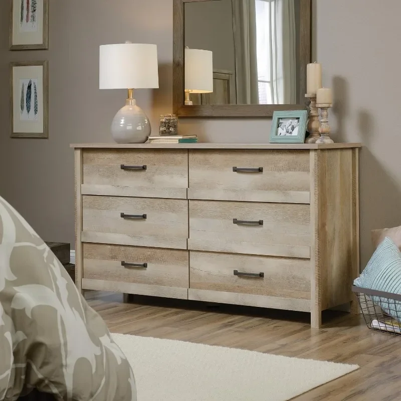 Cannery Bridge 6-Drawer Dresser, Lintel Oak finish