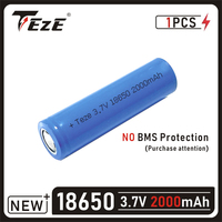 NEW 18650 3.7V 2000mAh 2600mAh Rechargeable Lithium Battery Flashlight Laser Pointer Remote Control Electronic