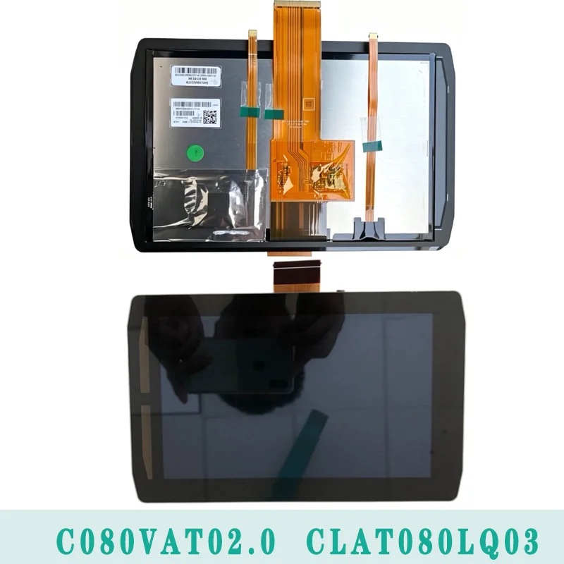 8 Inch LCD Touch Screen Assembly 490‑5874 For C-AT 320GC 336GC Excavator Monitor CLAT080LQ03 XG Display