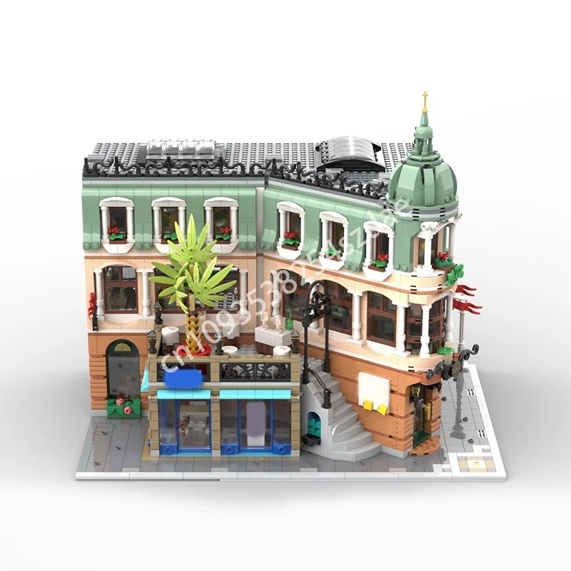 4220 قطعة MOC بوتيك فندق تمديد وحدات نموذج بناء لعبة كتل البناء تجميع فكرة الطوب هدايا عيد الميلاد للأطفال #1