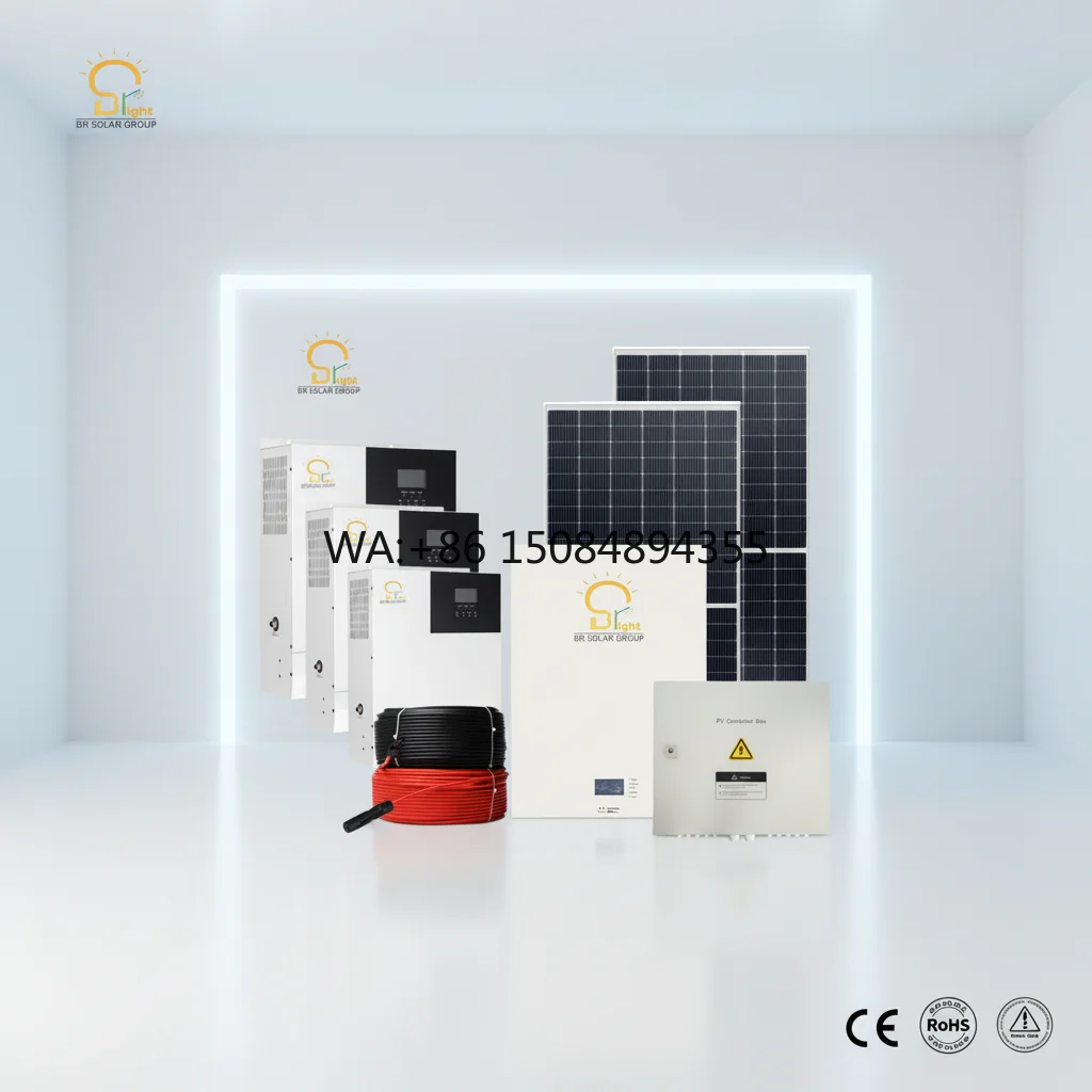 SOLAR Home 5kW Grid Solar Energy System 10kWh LiFePO4 MPPT Hybrid Inverter Pure Sine Wave for Residential Self Consumption